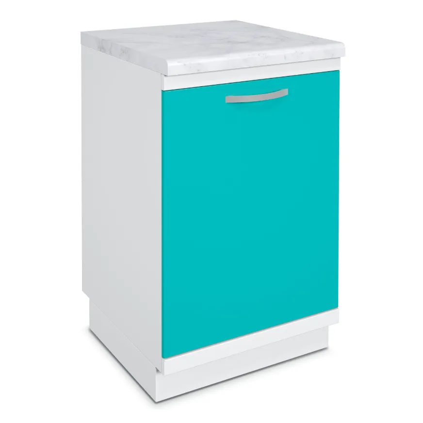 Тумба медицинская с полкой ТМД-1.0 (на подиуме)