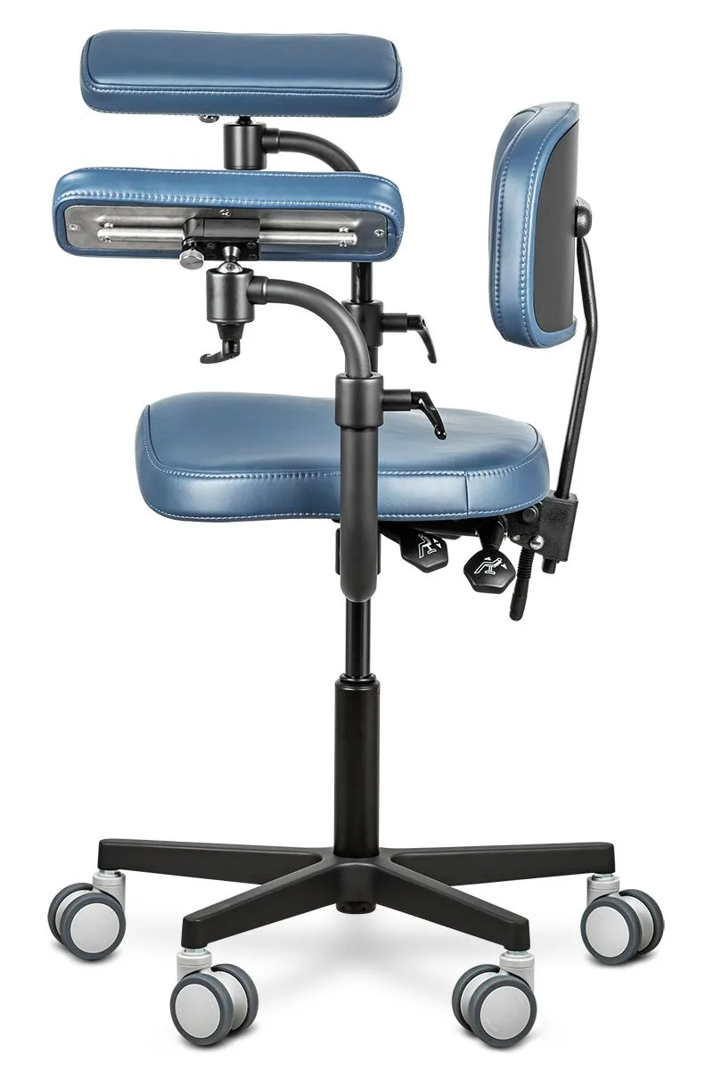 Стул микроскописта Mercury ELITE COMFORT Black