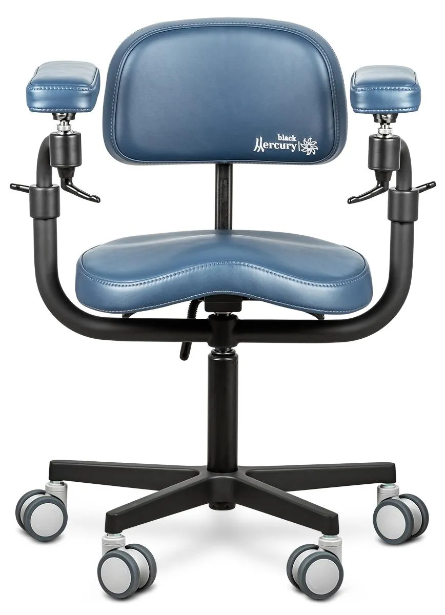 Стул микроскописта Mercury ELITE COMFORT Black