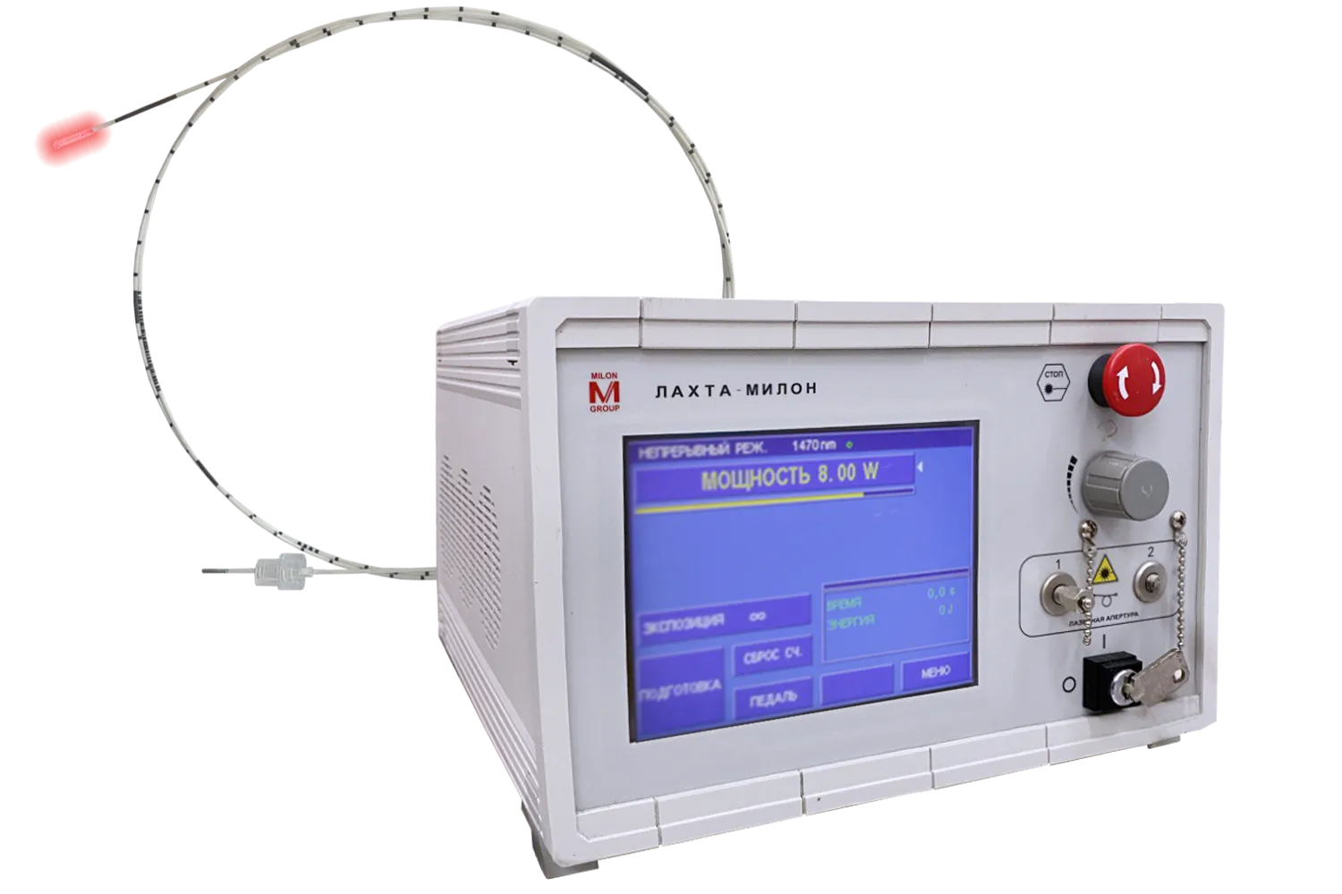 Лазерный хирургический аппарат Лахта-Милон 662-2,5 / 1470-10