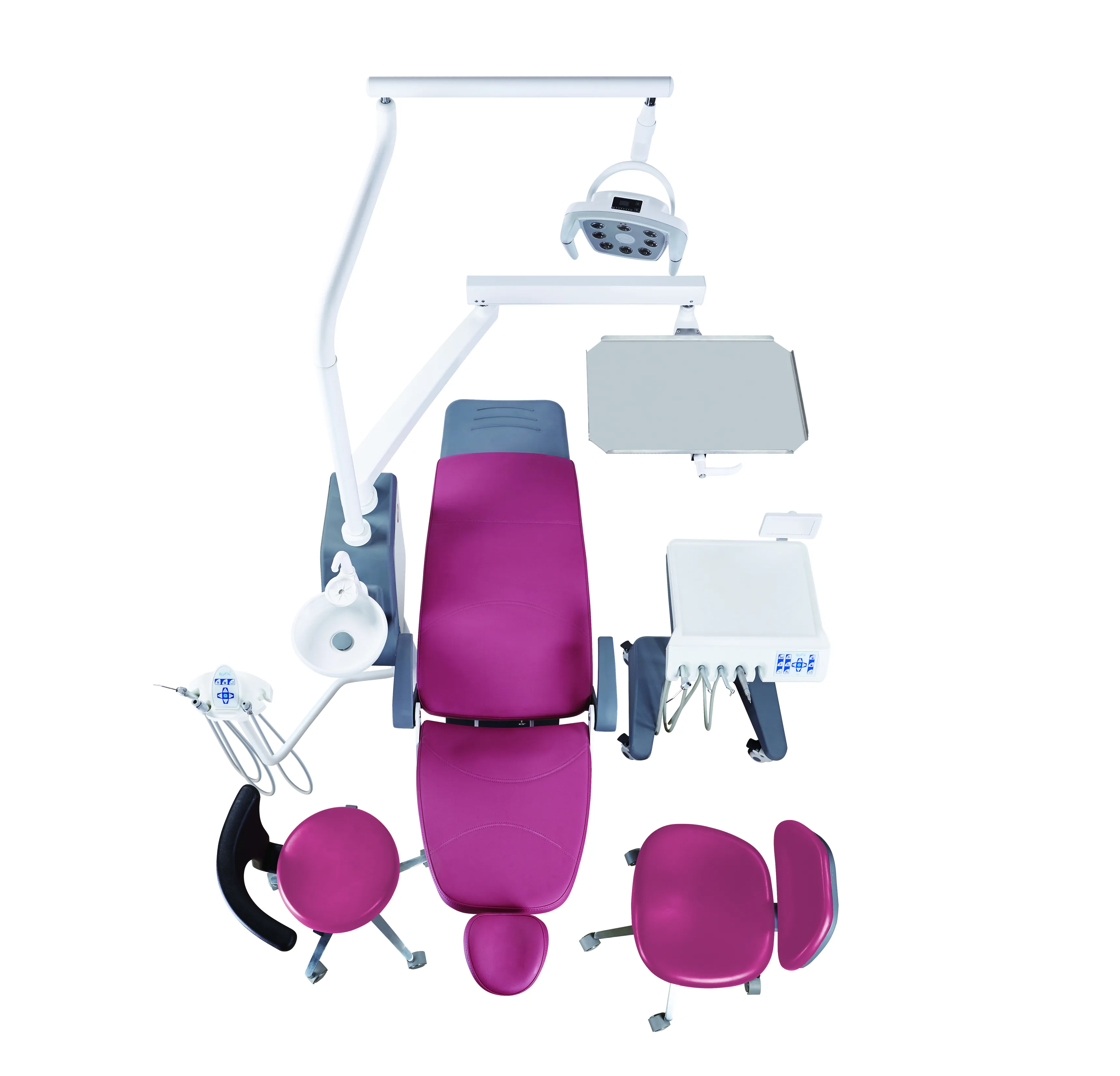 Стоматологическая установка Roson KLT 6220 S6 с мобильным столиком