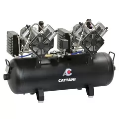 АйТиСтом | Компрессор Cattani 100-320 на 5-6 установок, Тандем 2 мотора по 2 цилиндра, с 2 осушителями