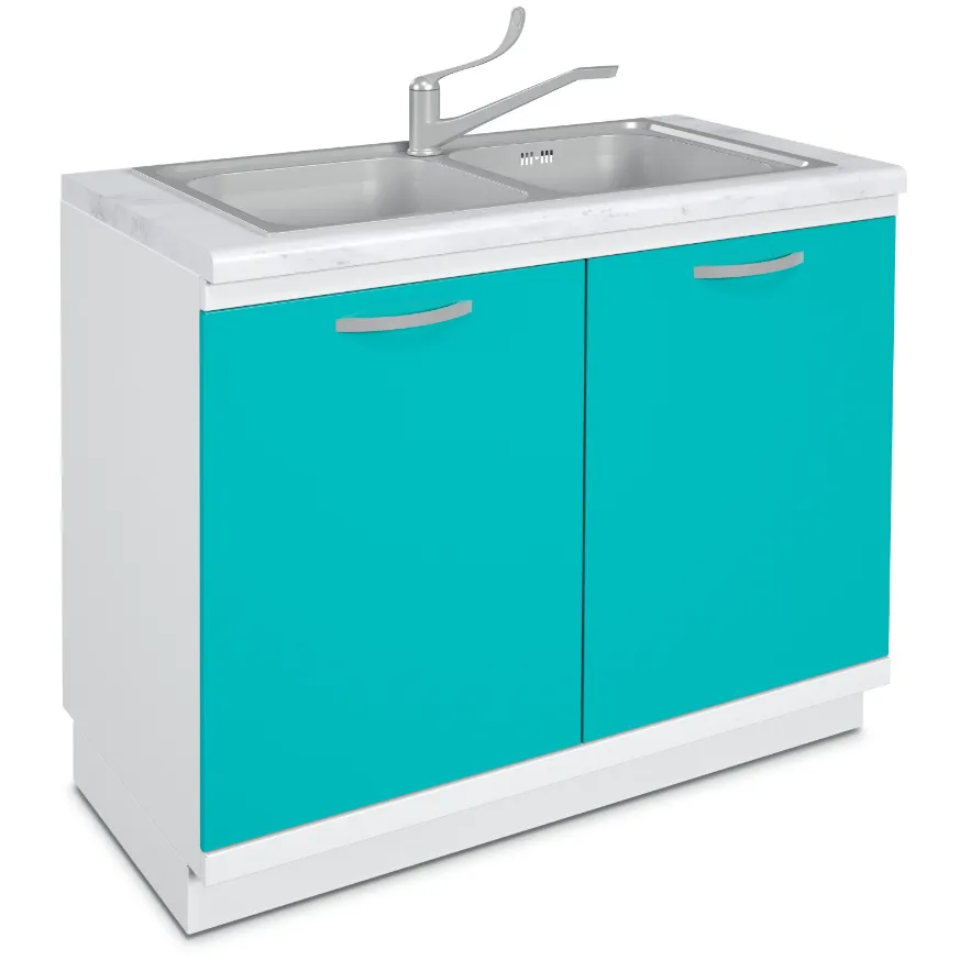 Тумба медицинская под мойку ТММ-2.0 (на подиуме)