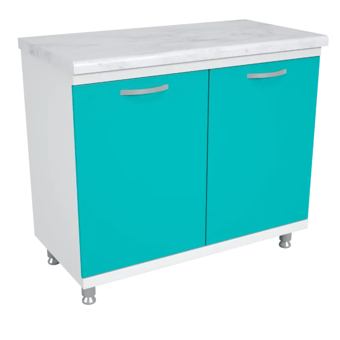 Тумба медицинская с полкой ТМД-2.0 (на опорах)