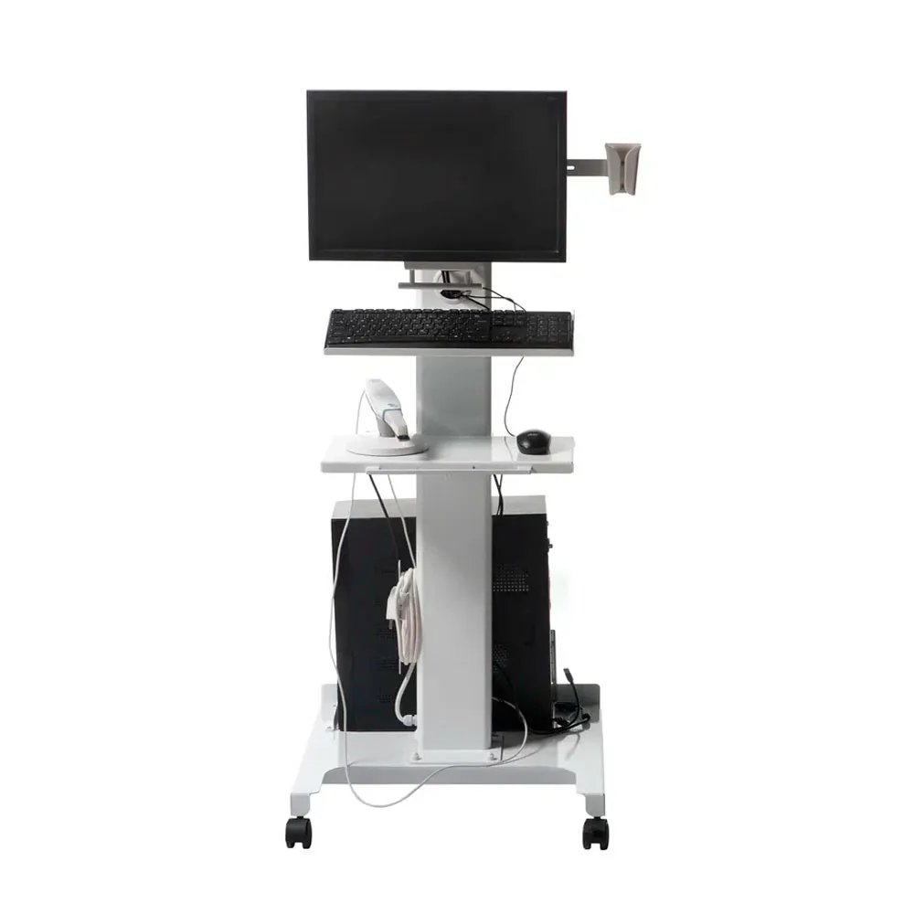 Стойка мобильная для работы с интраоральным сканером, при использовании ПК