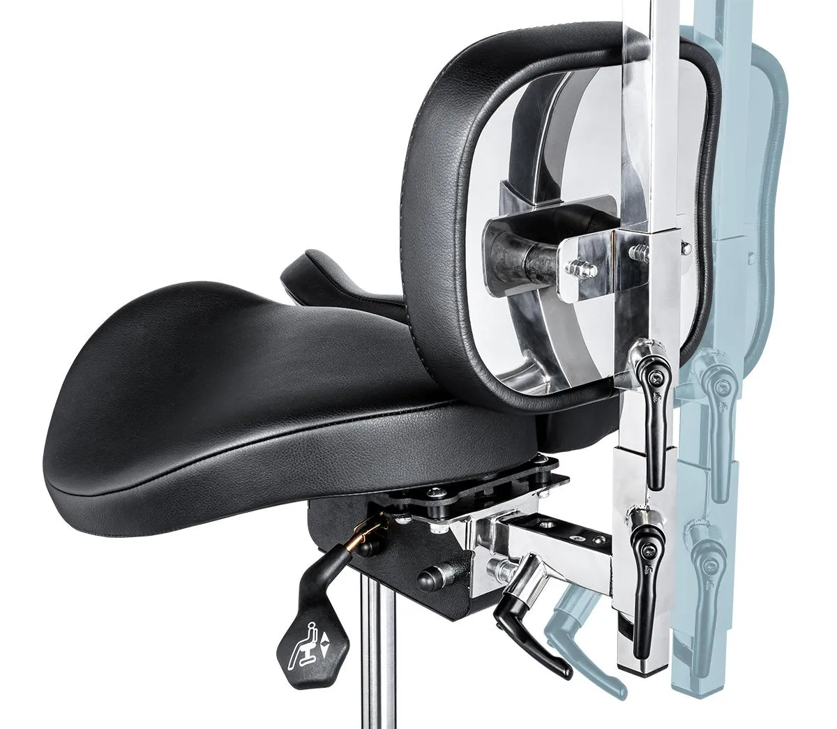 Стул-седло со спинкой Mercury COMFORT+