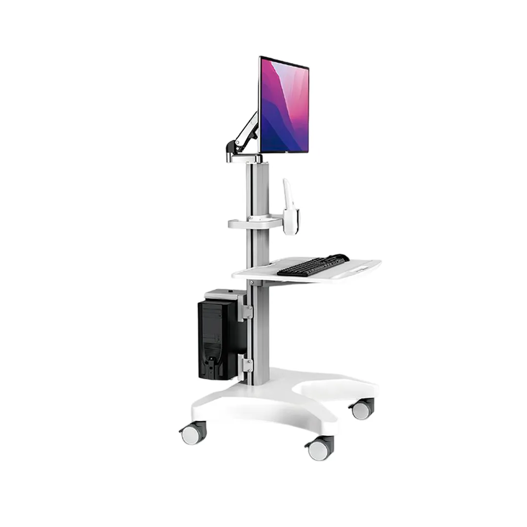 Стойка мобильная для работы с интраоральным сканером, при использовании ПК