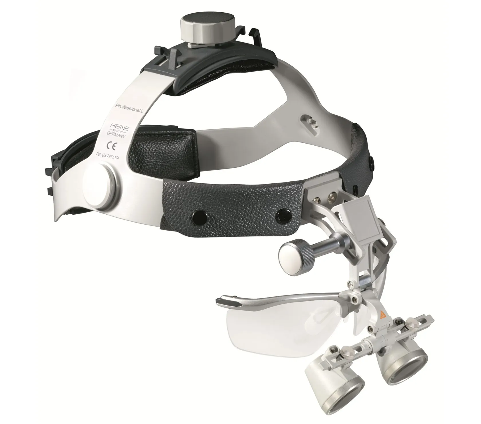 Бинокулярная лупа Heine HR 2,5х на оправе типа шлем Professional L