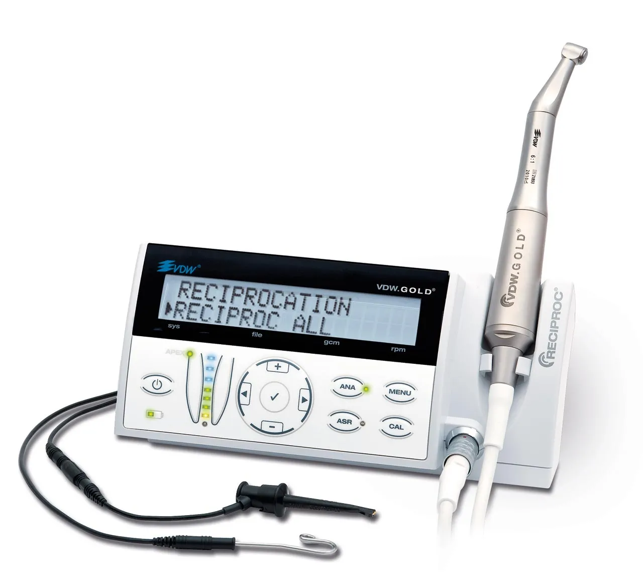 Мотор VDW GOLD RECIPROC + угловой наконечник SIRONA 6:1