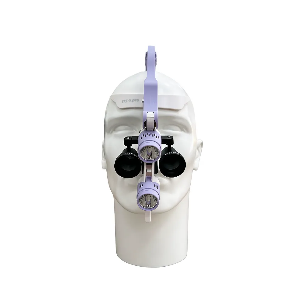 Осветитель iTS-12 NEW с бинокулярами 3,0х (Сиреневый)