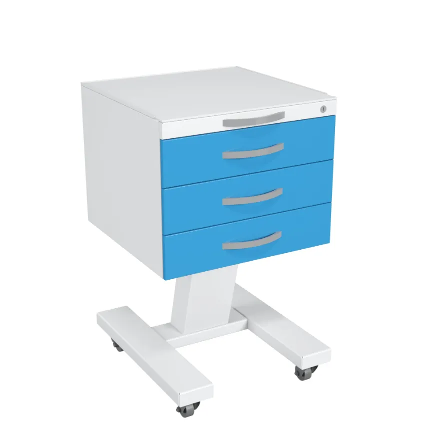 Столик медицинский подкатной ССМ-3.0 с центральным замком