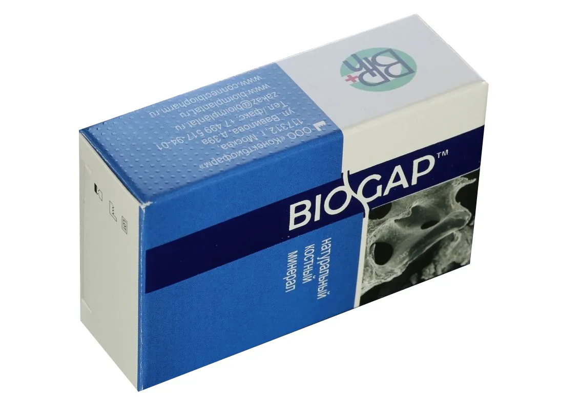 Биоимплант ГАП BioGap пластина 1,8 см3, 3х20х30мм