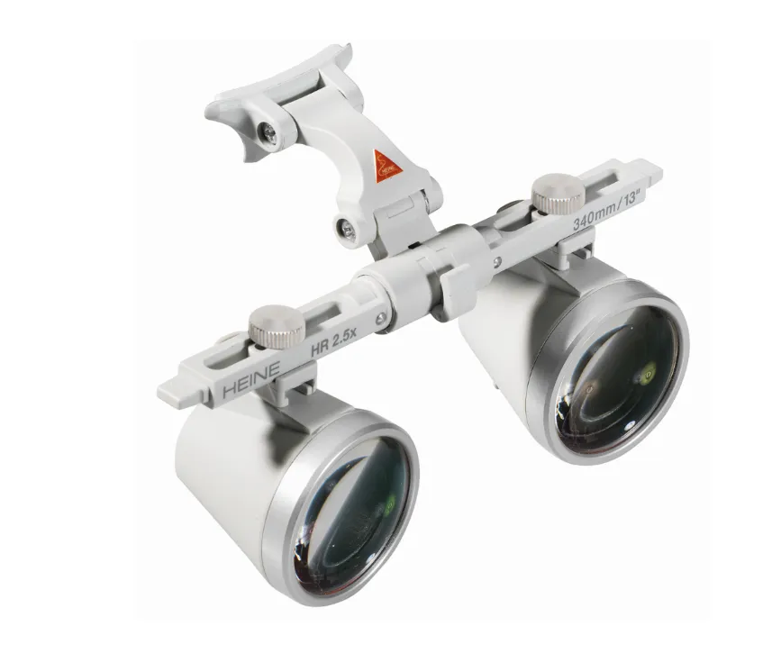 Бинокуляры Heine HR на оправе Professional L с осветителем ML4 LED и блоком mPack UNPLUGGED 2 шт.