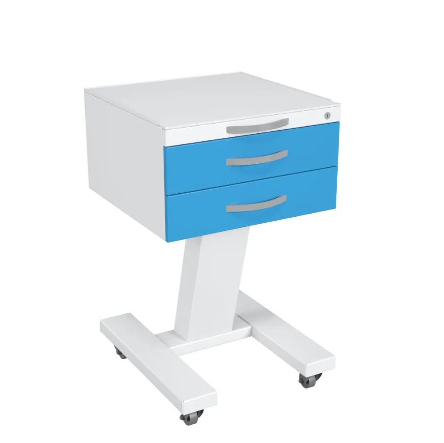 Столик медицинский подкатной ССМ-2.0 с центральным замком