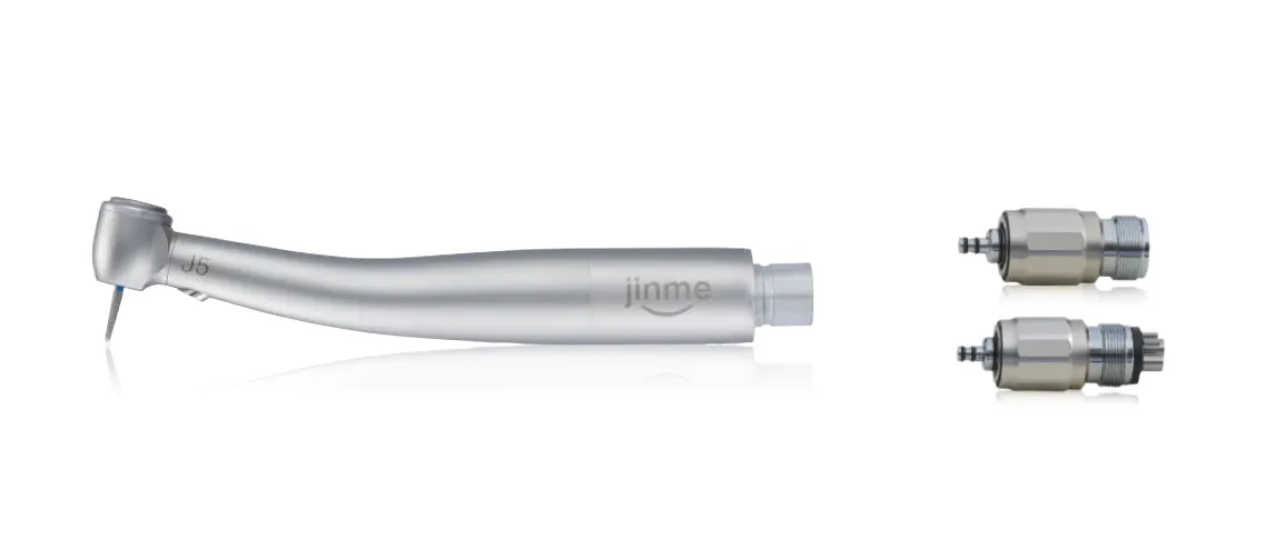 Турбинный наконечник J5 со светом и быстросъемным соединением NSK (переходник в комплекте)