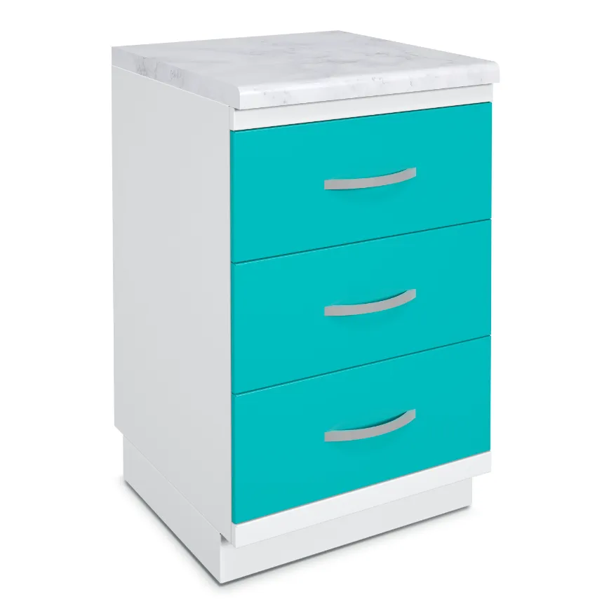 Тумба медицинская с ящиками ТМЯ-3.0 (на подиуме)