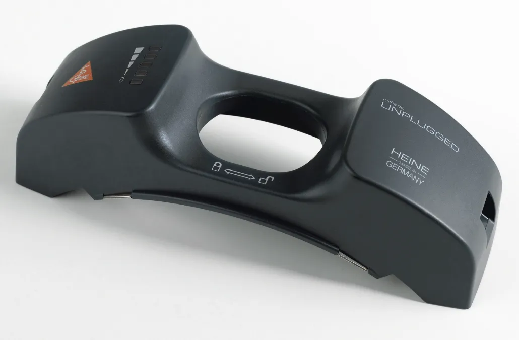 Бинокуляры Heine HR на оправе Professional L с осветителем ML4 LED и блоком mPack UNPLUGGED 2 шт.