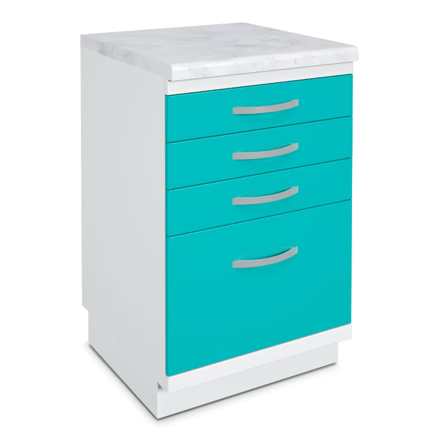 Тумба медицинская с ящиками ТМЯ-4.0 (на подиуме)