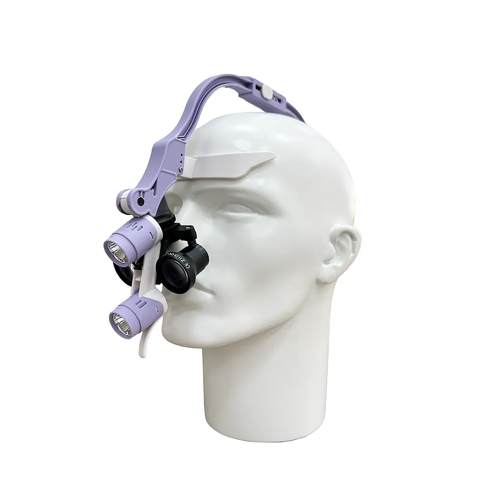 Осветитель iTS-12 NEW с бинокулярами 3,0х (Сиреневый)