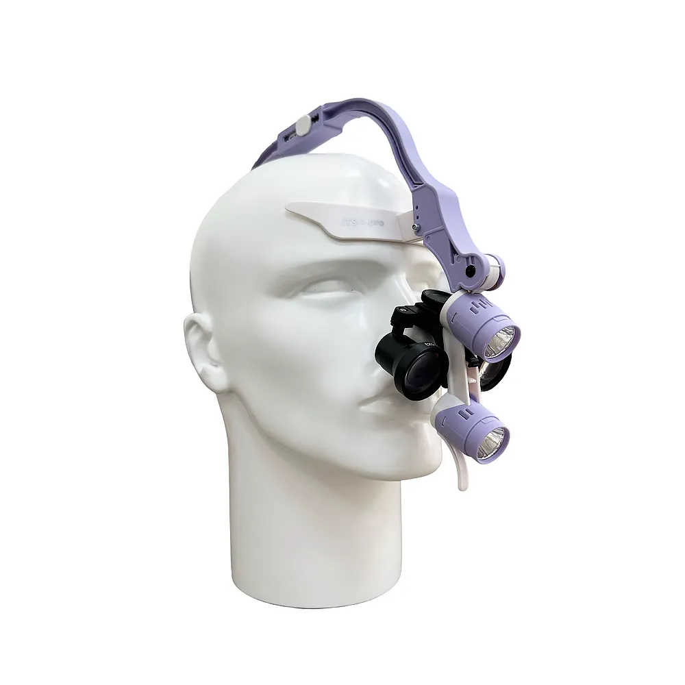 Осветитель iTS-12 NEW с бинокулярами 3,0х (Сиреневый)