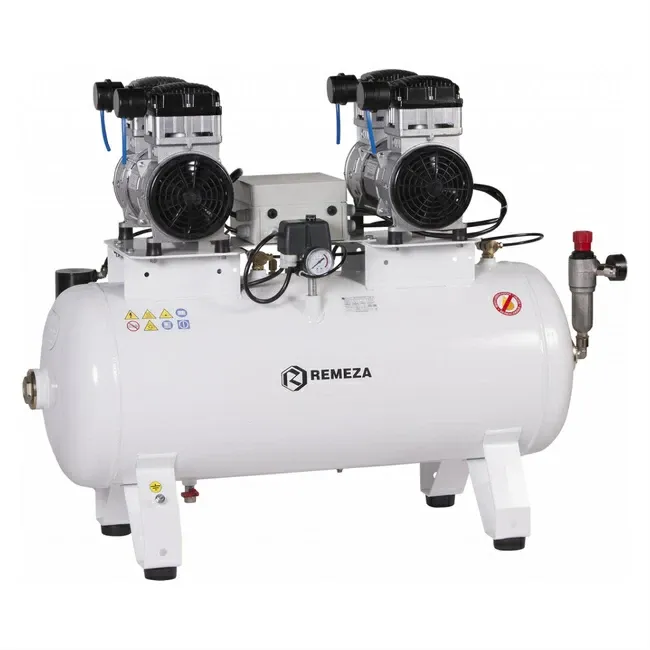 Компрессор Remeza КМ-100.OLD15Т, на 3 установки, без осушителя, 100 л, 270 л/мин