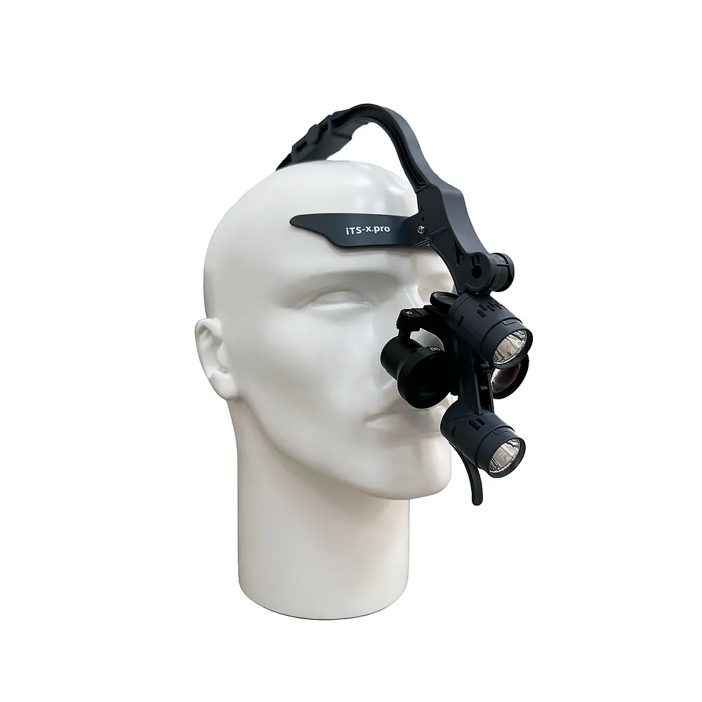 Осветитель iTS-12 NEW с бинокулярами 3,0х (Серый)