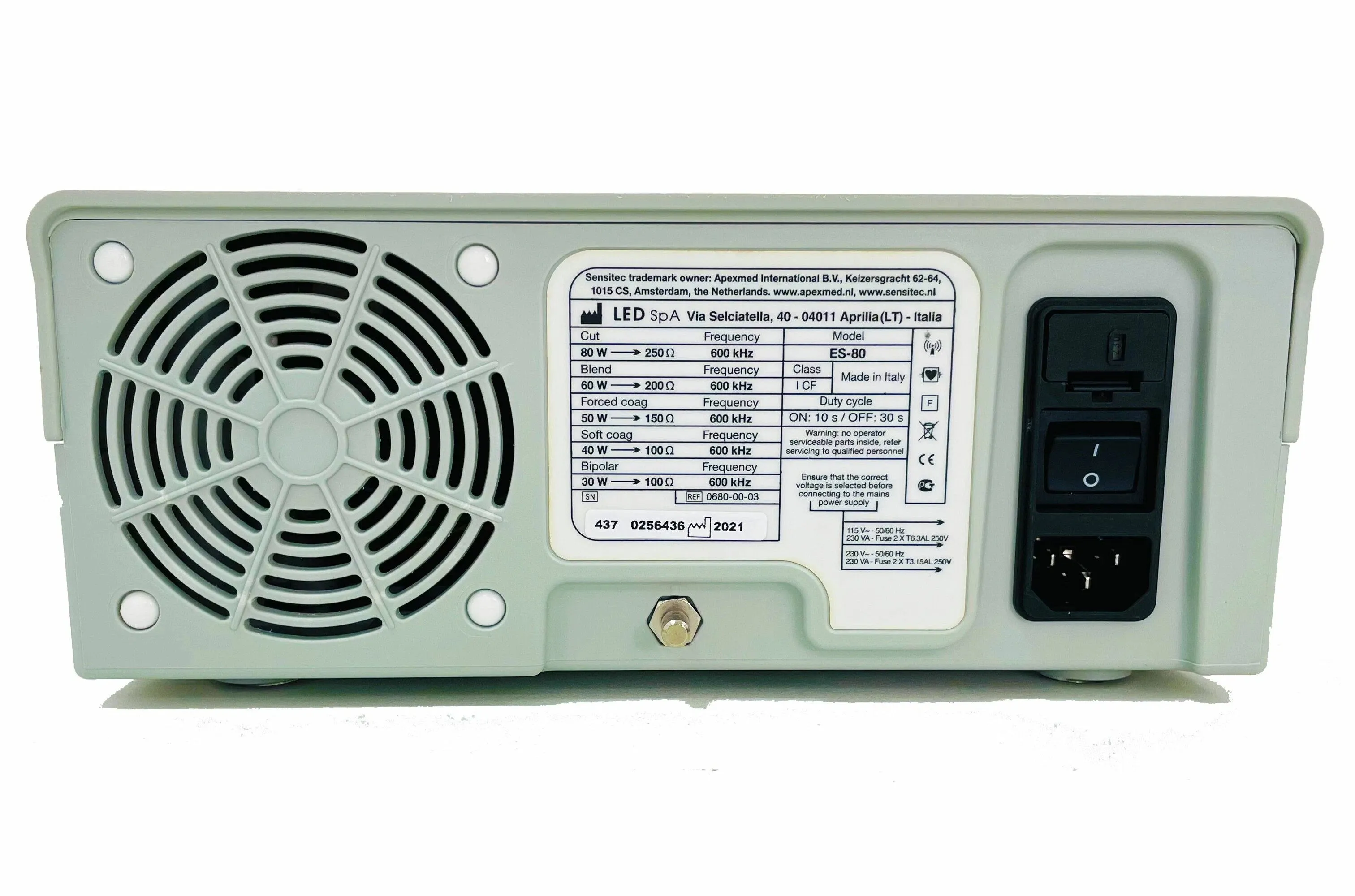 Аппарат электрохирургический высокочастотный (ЭХВЧ) Sensitec ES-80