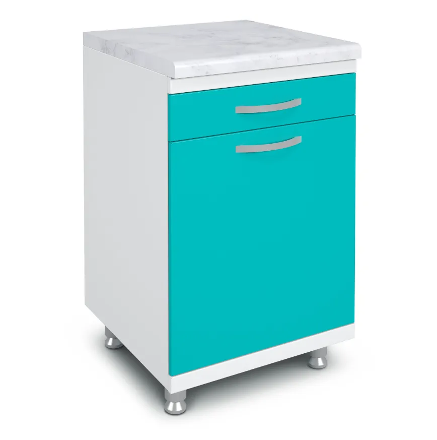 Тумба медицинская с ящиками ТМЯ-1.0 (на опорах)