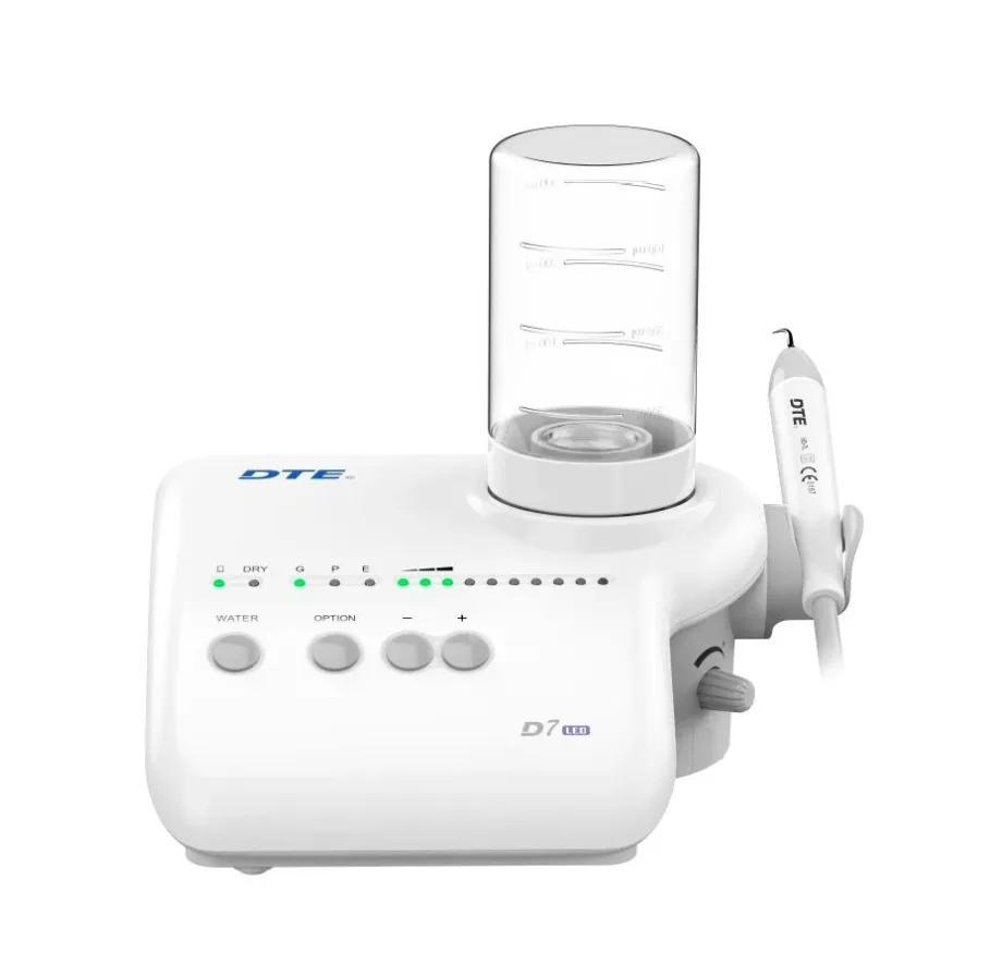 Ультразвуковой скалер DTE-D7 LED, 8 насадок в комплекте (ED1, GD1, GD4, GD5, GD6, PD1, PD3, PD4D)