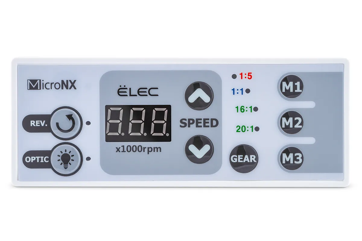 Встраиваемый бесщеточный микромотор MicroNX с оптикой EL-B40L