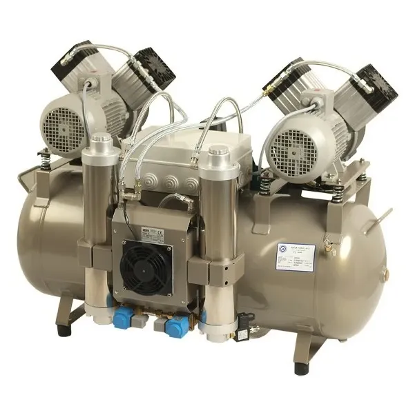 Компрессор EKOM DK50 2x2V/110S с кожухом, без осушителя