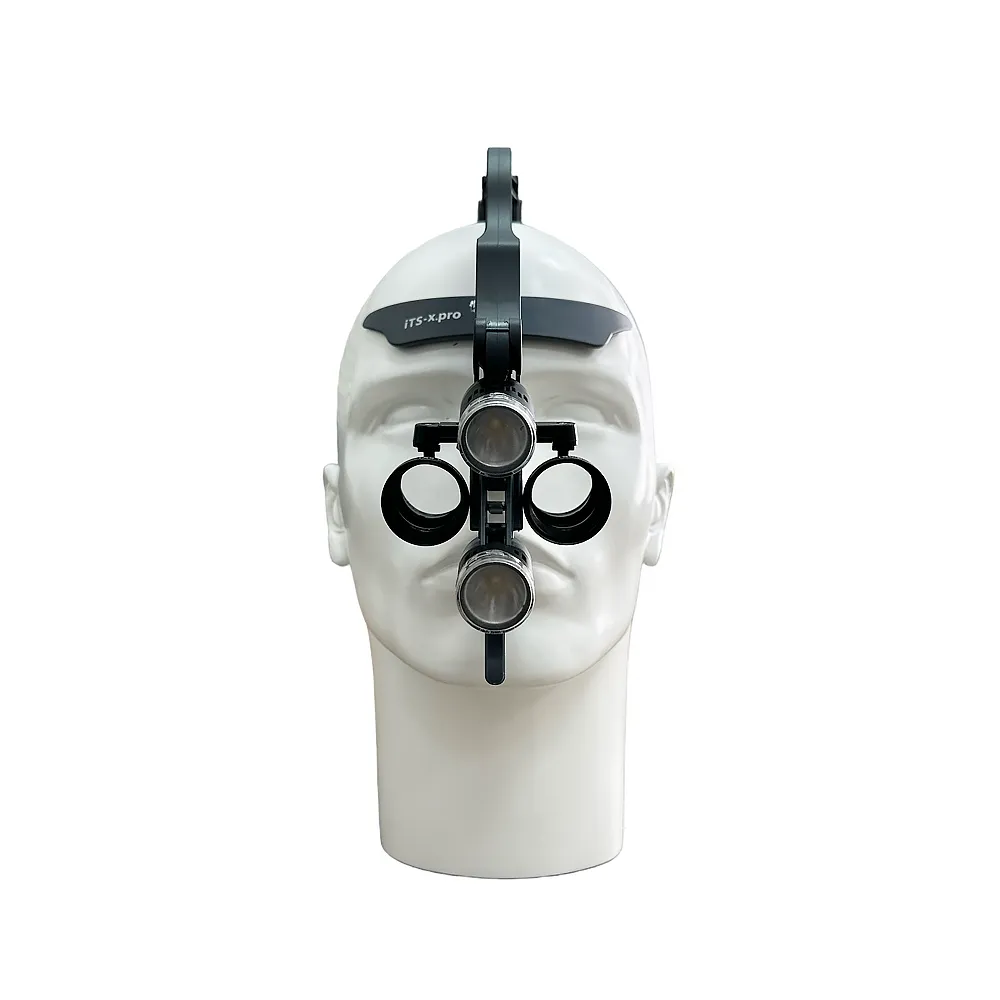 Осветитель iTS-12 NEW с бинокулярами 3,0х (Черно-серый)