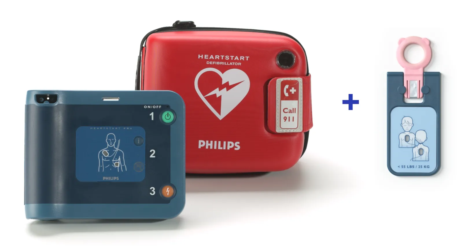 Дефибриллятор HeartStart FRx с принадлежностями Philips + детский ключ