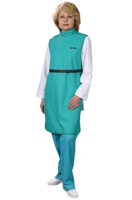 Фартук рентгенозащитный односторонний для персонала со стойкой 0,25 Pb, винил, АМИКО