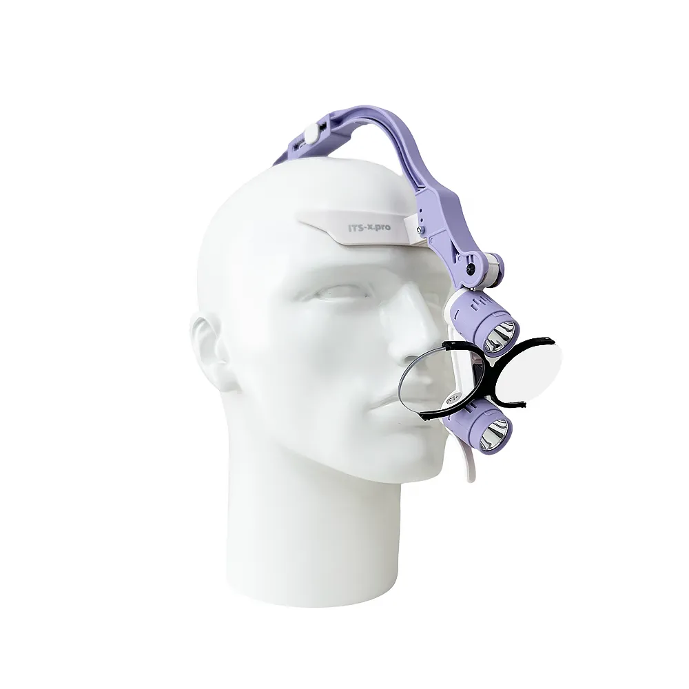 Осветитель iTS-11 NEW с линзами 1,5х (Сиреневый)