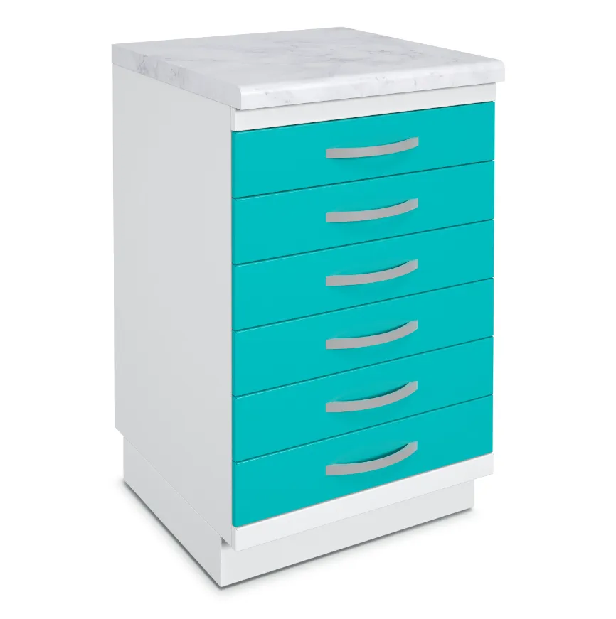 Тумба медицинская с ящиками ТМЯ-6.0 (на подиуме)