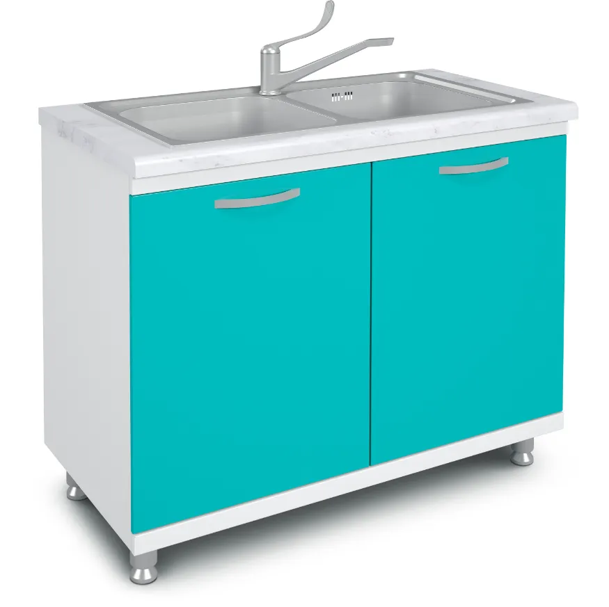 Тумба медицинская под мойку ТММ-2.0 (на опорах)