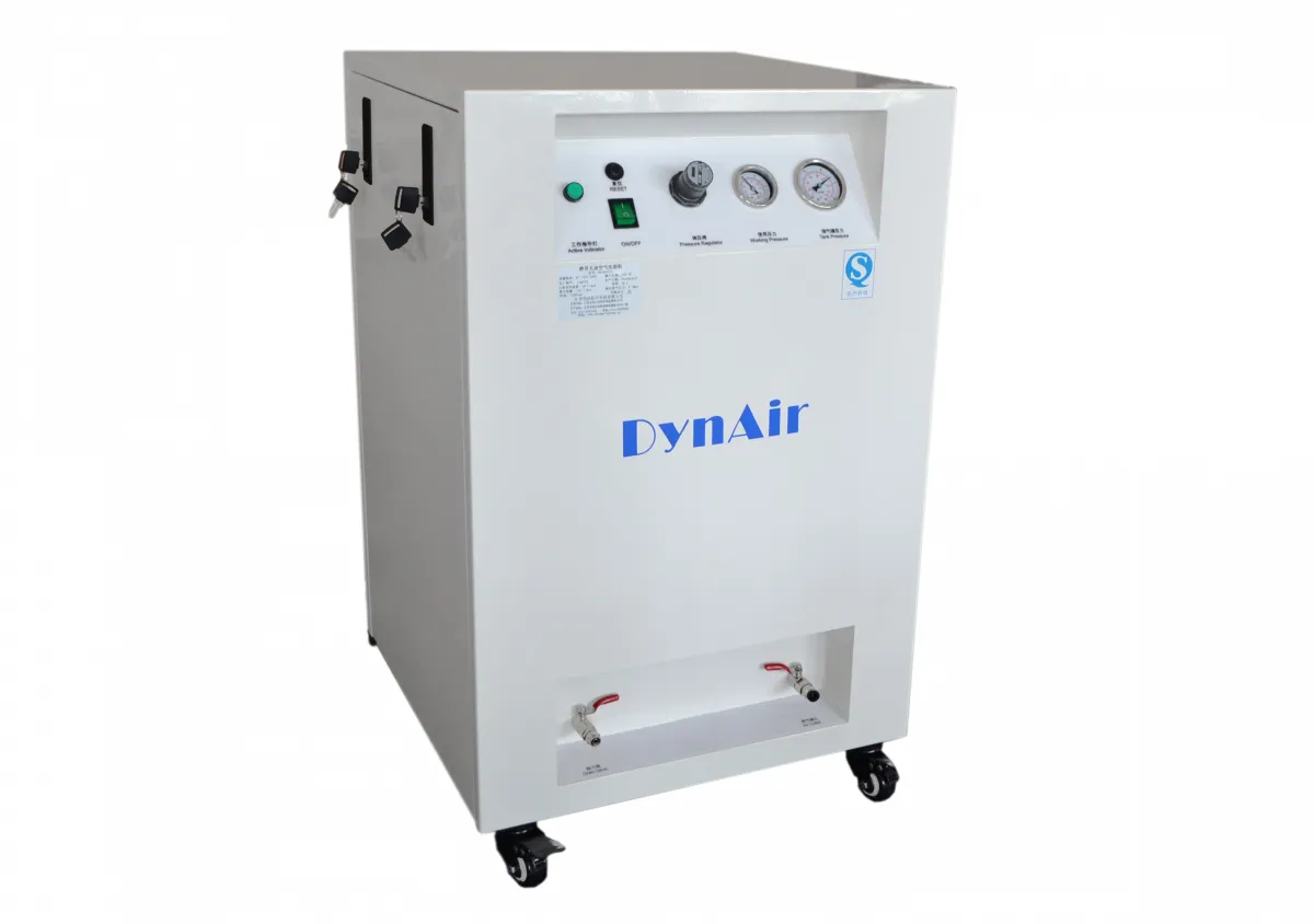 Компрессор DA7001CS с кожухом, 68 л/мин, ресивер 30 л , безмасляный