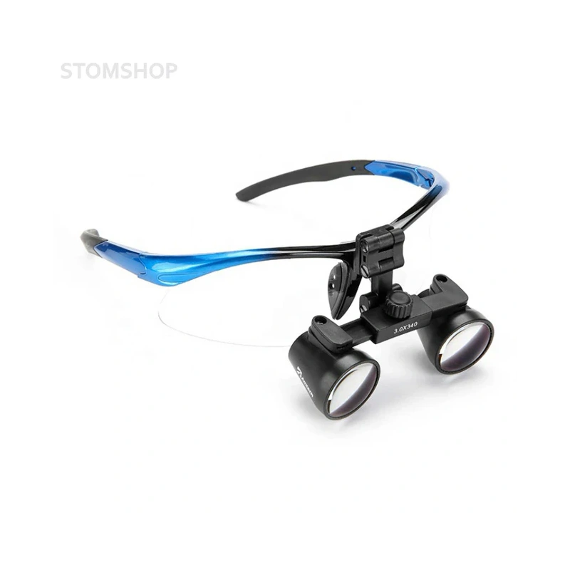Amtech GL4 Sport 3.5 - бинокулярные лупы системы Flip-up на спортивной оправе, увеличение 3.5x | Amtech