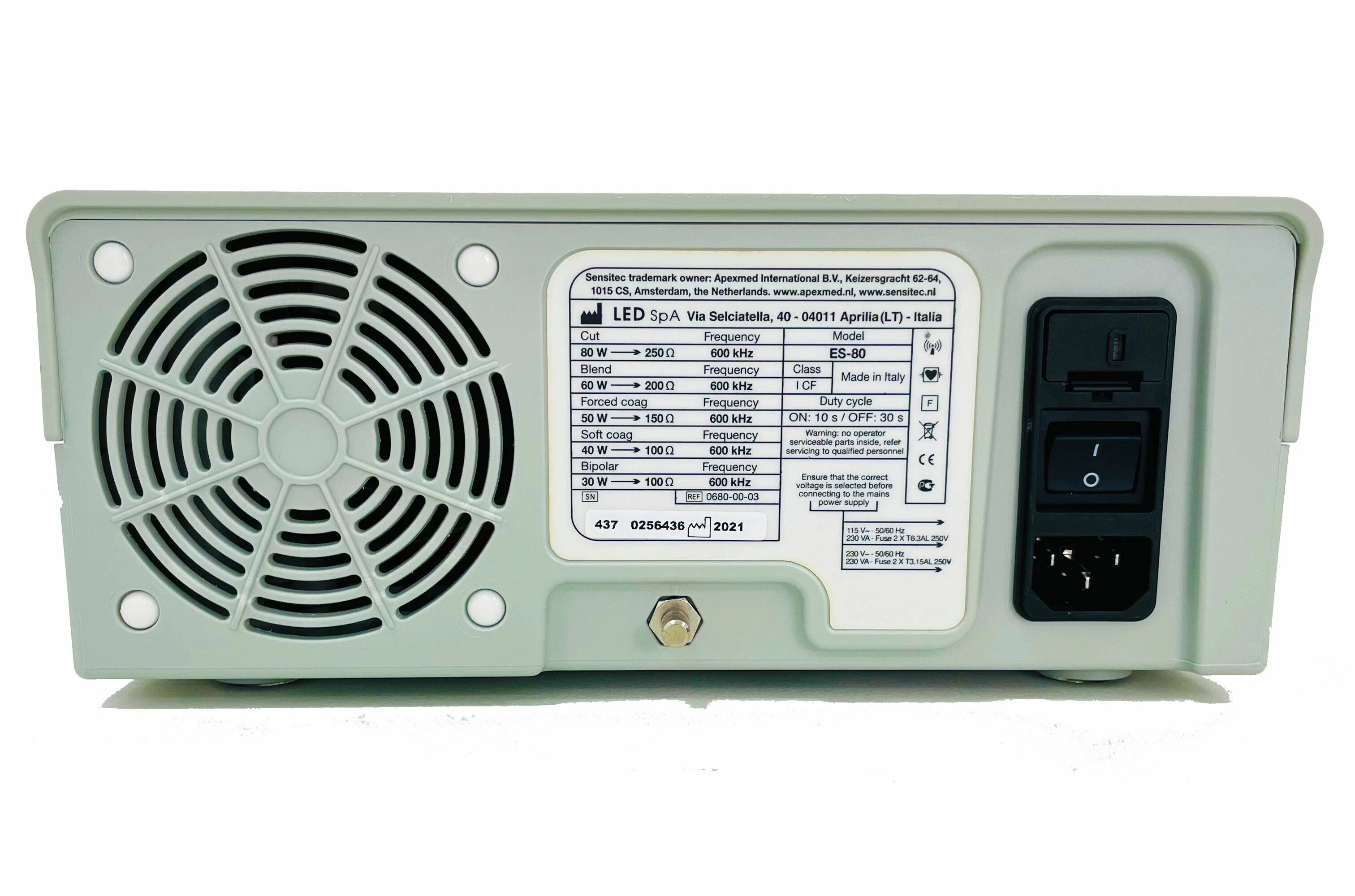 Аппарат электрохирургический высокочастотный (ЭХВЧ) Sensitec ES-80