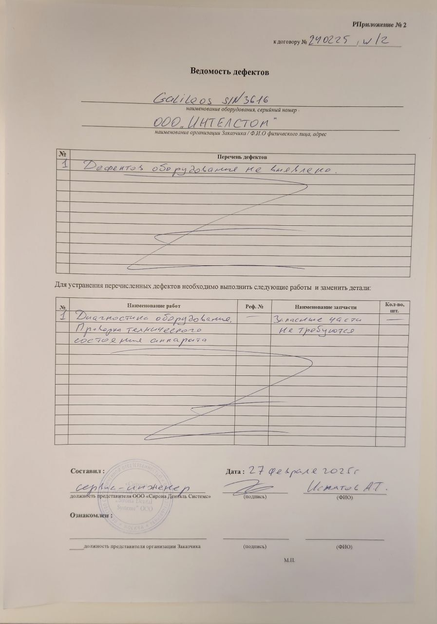 Компьютерный томограф Sirona Galileos (15х15 cm) б/у