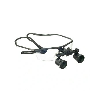iZoom Flip-up Loupes Rudilite Frame - стоматологические бинокулярные лупы системы Flip-up на титановой оправе, рабочее расстояние 360-460 мм, увеличение 2.5х - 3.0x (мультизум) | DentLight (США)